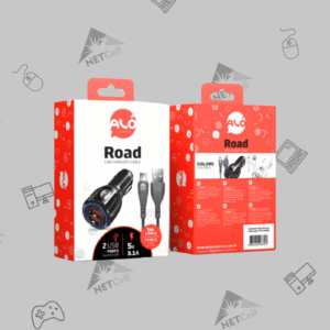 CARGADOR PARA AUTO ALO ROAD MIX COLOR